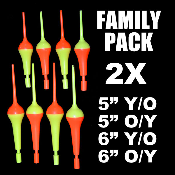 FAMILY PACK VARIETY - Rocket Bobber Online Store - Fishing Tackle