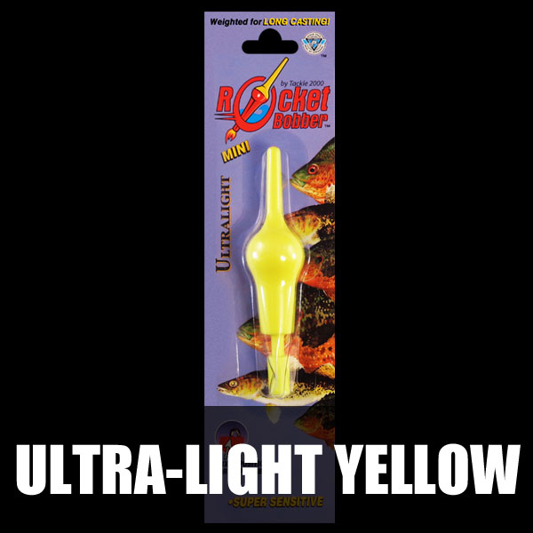 Rocket Bobber Ultra-Light Series SOLID YELLOW 1-Pack
