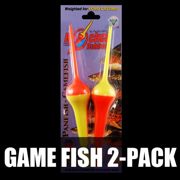 Rocket Bobber Game Fish Series MULTI COLOR 2-Pack